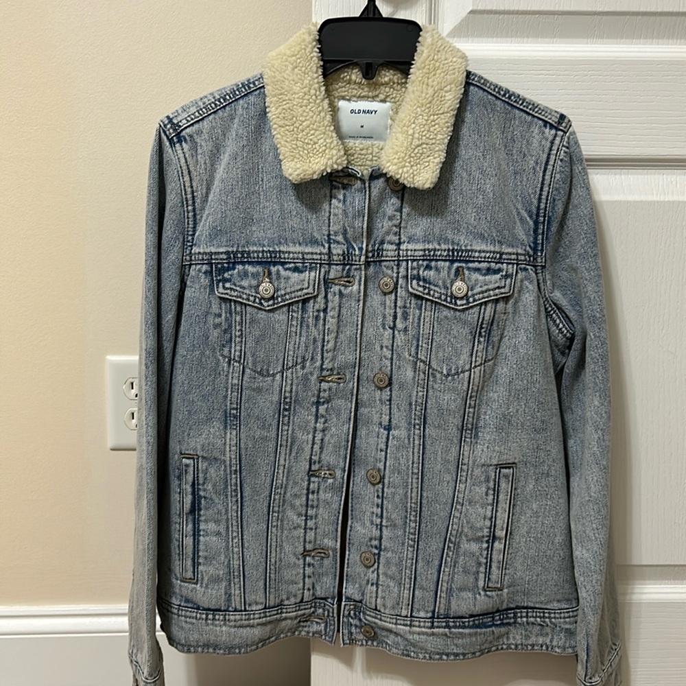 Old Navy lined denim jacket